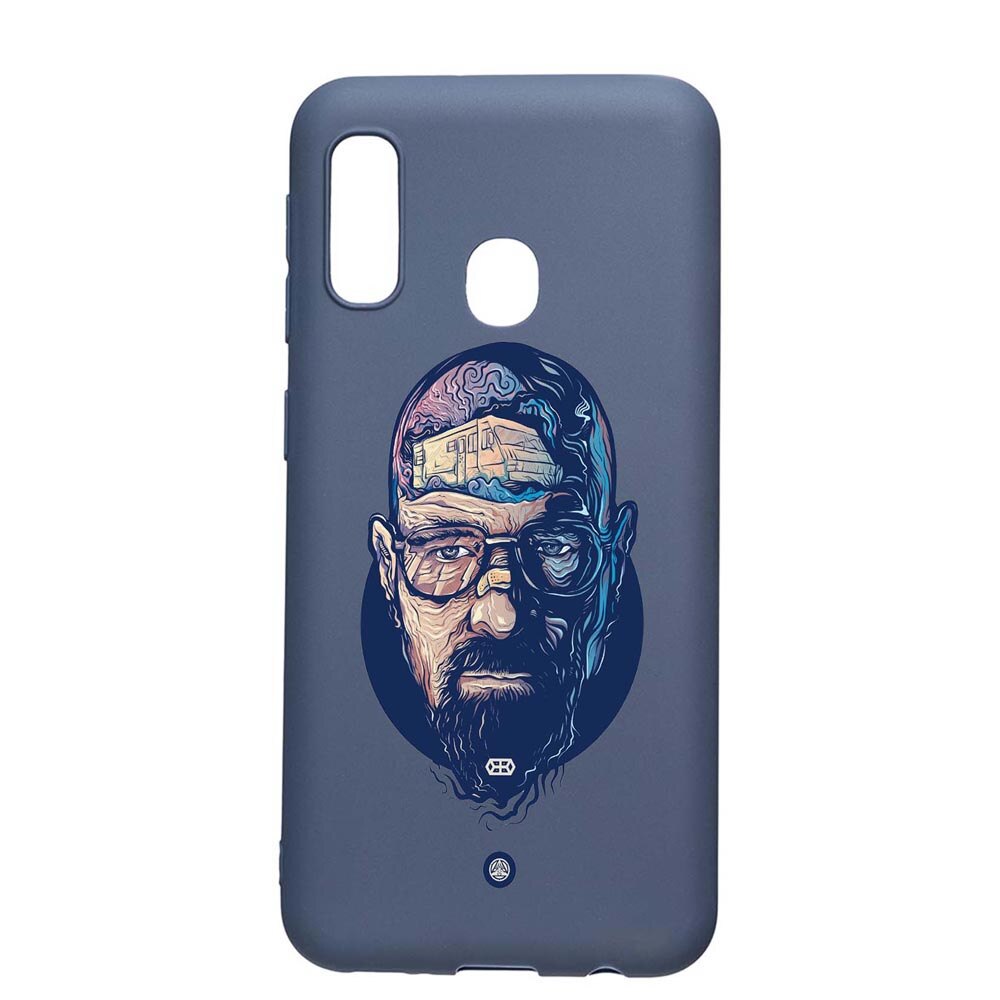 Husa Samsung Galaxy A20e, Breaking Bad, rezistenta la uzura, anti-alunecare, din silicon Premium, AlaskanBlue, AB359