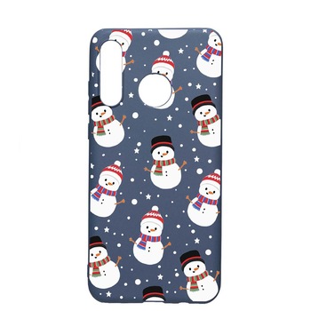 Husa Huawei P30 Lite, Snowman, rezistenta la uzura, anti-alunecare, din silicon Premium, AlaskanBlue, AB351 Husa Huawei P30 Lite, Snowman, rezistenta la uzura, anti-alunecare, din silicon Premium, AlaskanBlue, AB351