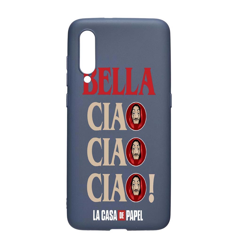 Husa Xiaomi Mi 9, La Casa De Papel - Ciao Bella, rezistenta la uzura, anti-alunecare, din silicon Premium, AlaskanBlue, AB391
