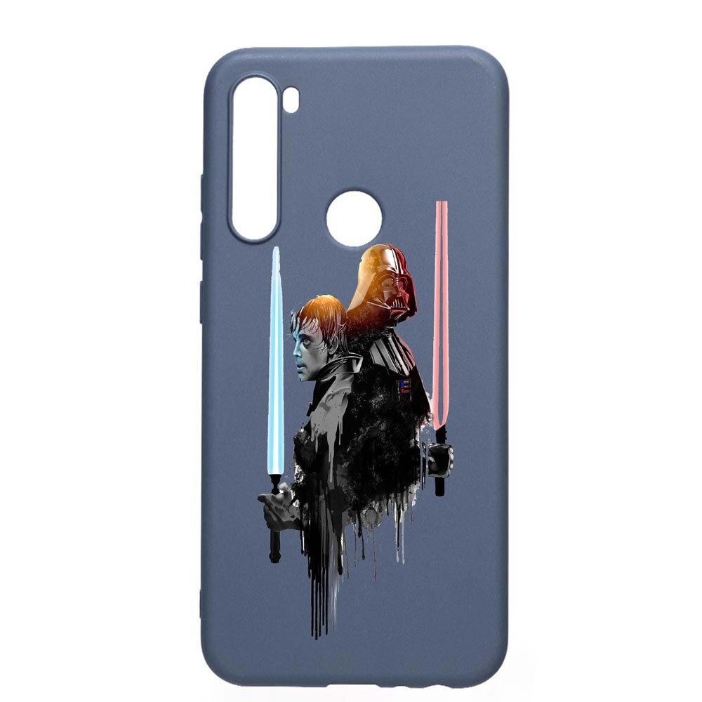 Husa Xiaomi Redmi Note 8T, Star Wars Darth Vader, rezistenta la uzura, anti-alunecare, din silicon Premium, AlaskanBlue, AB398