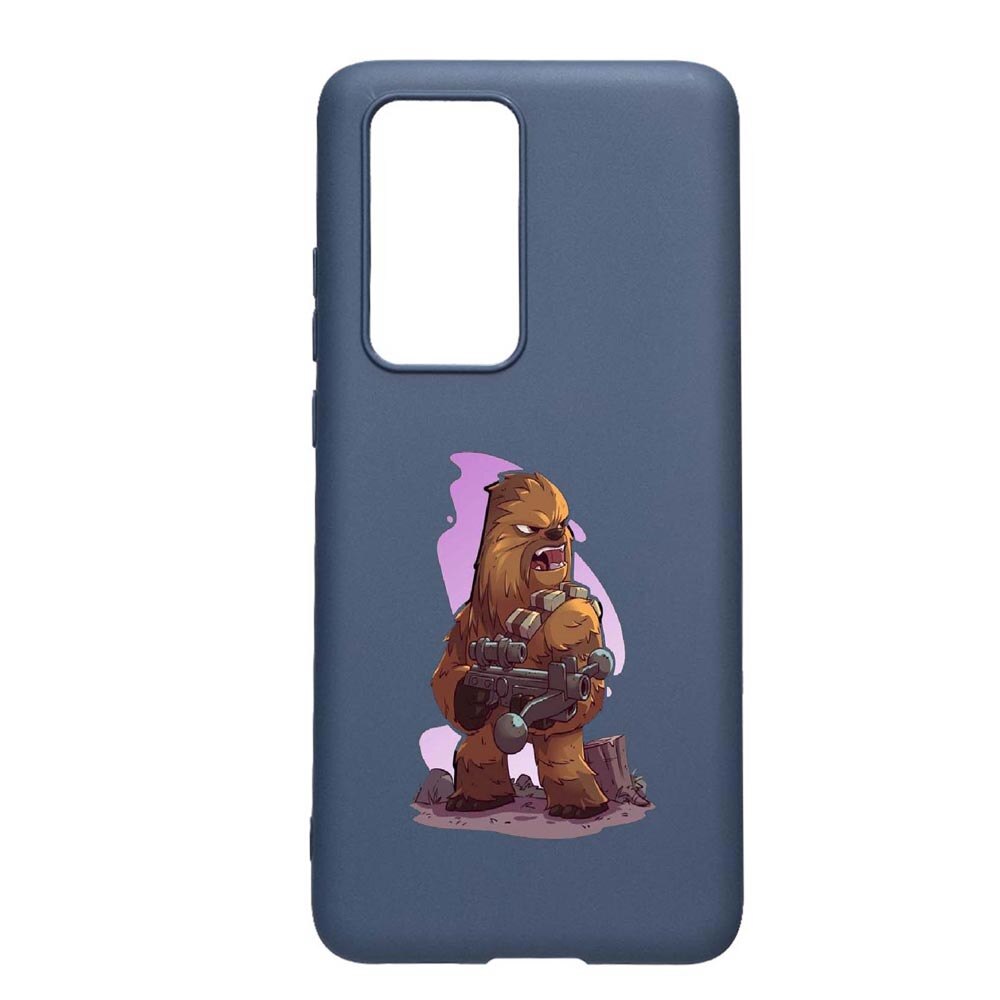 Husa Huawei P40 Pro, Star Wars - Chewbacca, rezistenta la uzura, anti-alunecare, din silicon Premium, AlaskanBlue, AB401