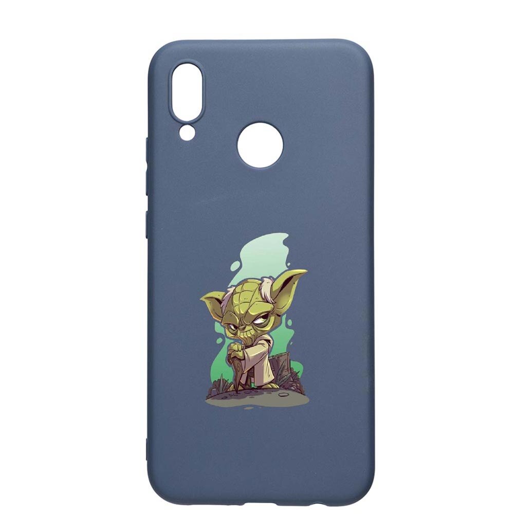 Husa Xiaomi Redmi 7, Star Wars Yoda, rezistenta la uzura, anti-alunecare, din silicon Premium, AlaskanBlue, AB403