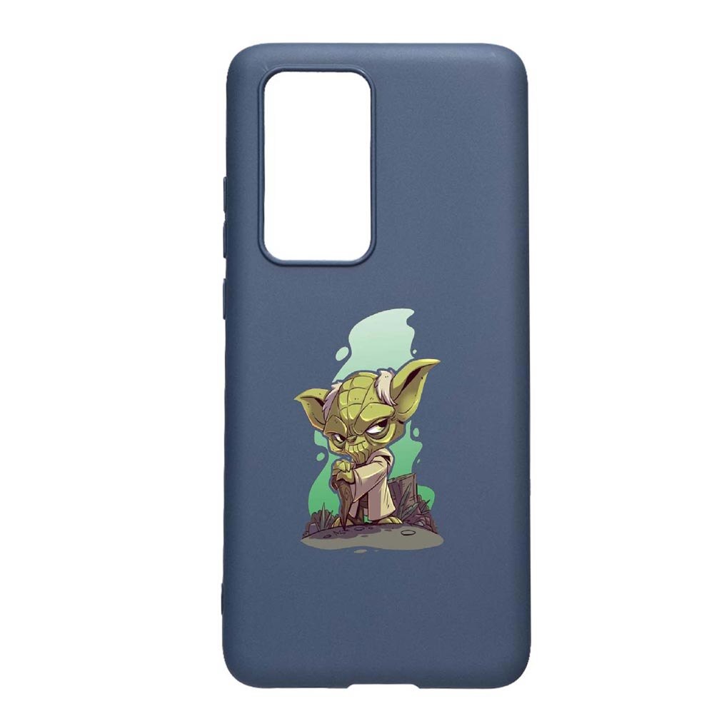 Husa Huawei P40, Star Wars Yoda, rezistenta la uzura, anti-alunecare, din silicon Premium, AlaskanBlue, AB403