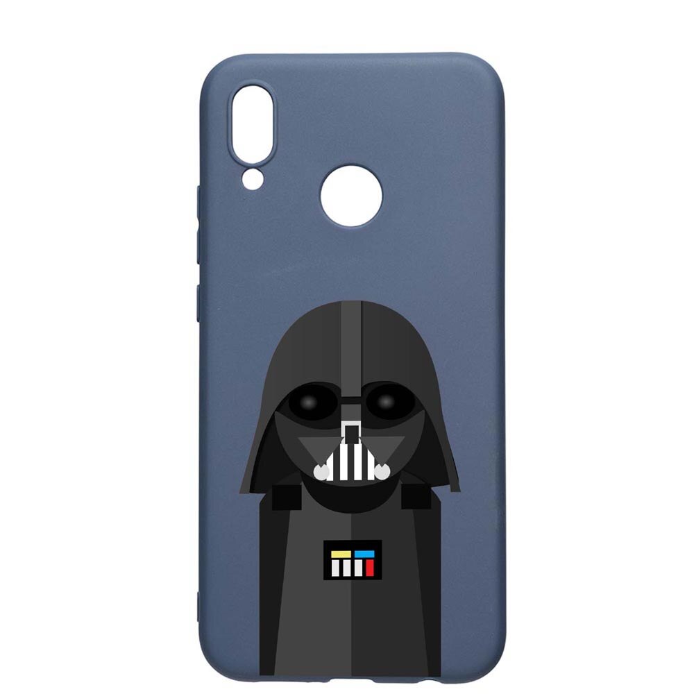 Husa Huawei P Smart 2019, Star Wars Darth Vader, rezistenta la uzura, anti-alunecare, din silicon Premium, AlaskanBlue, AB405