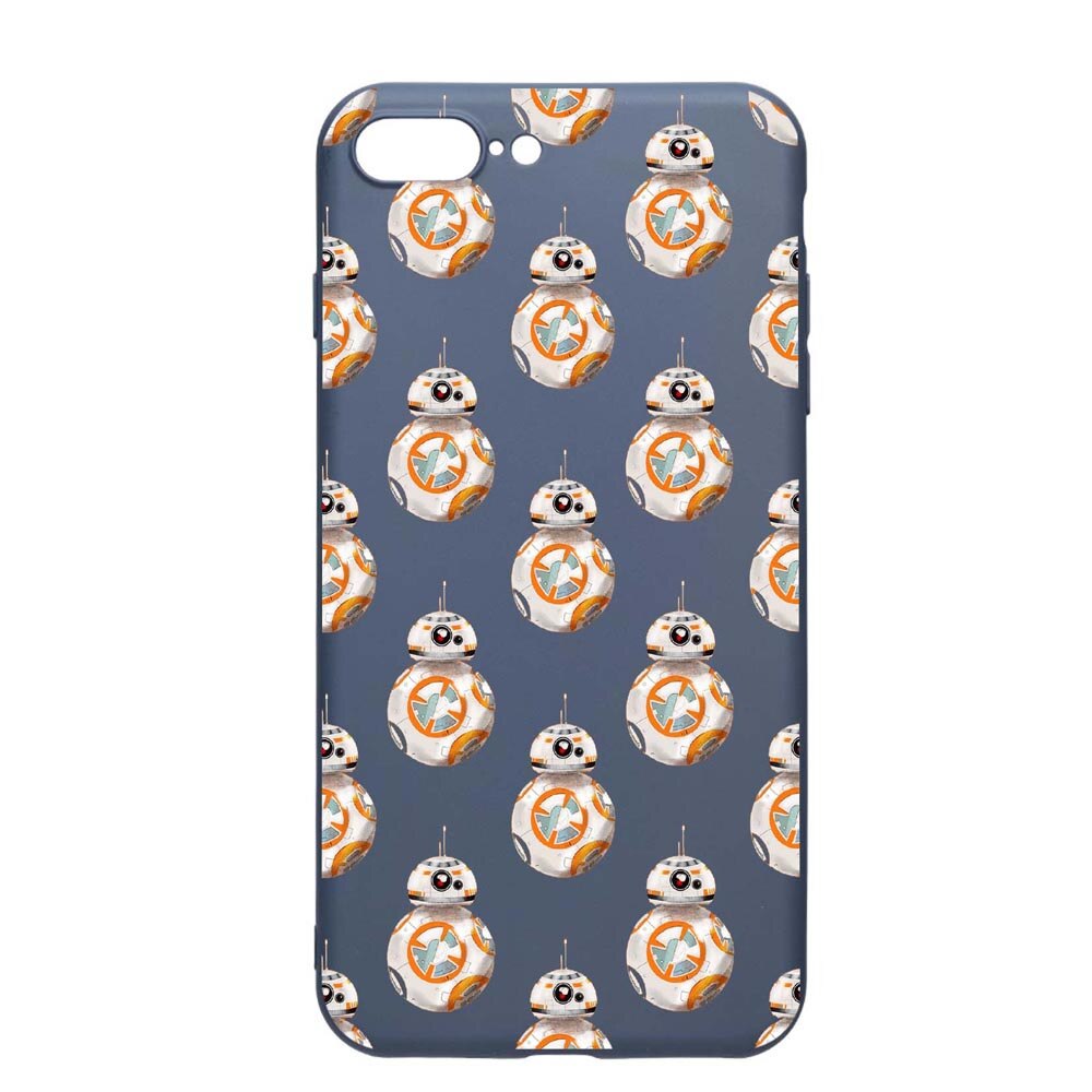 Husa Apple iPhone 8 Plus / 7 Plus, Star Wars Droids, rezistenta la uzura, anti-alunecare, din silicon Premium, AlaskanBlue, AB421