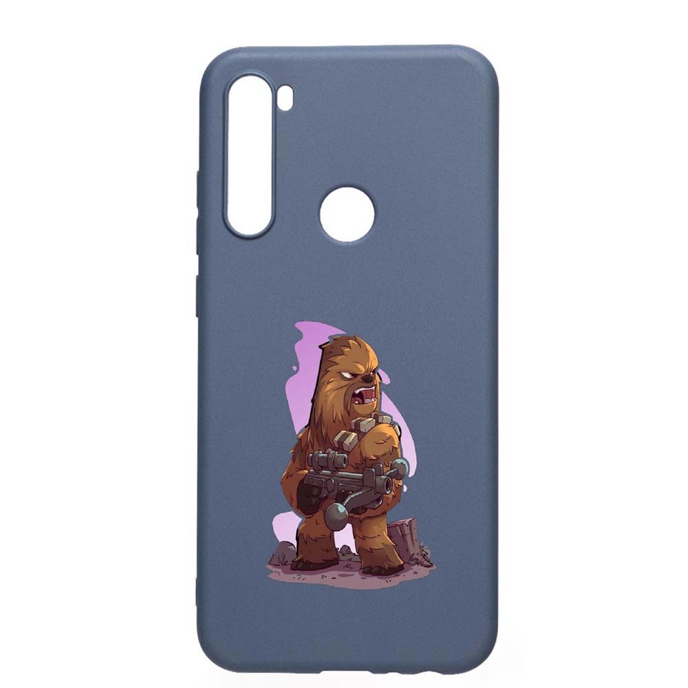 Husa Xiaomi Redmi Note 8T, Star Wars - Chewbacca, rezistenta la uzura, anti-alunecare, din silicon Premium, AlaskanBlue, AB401