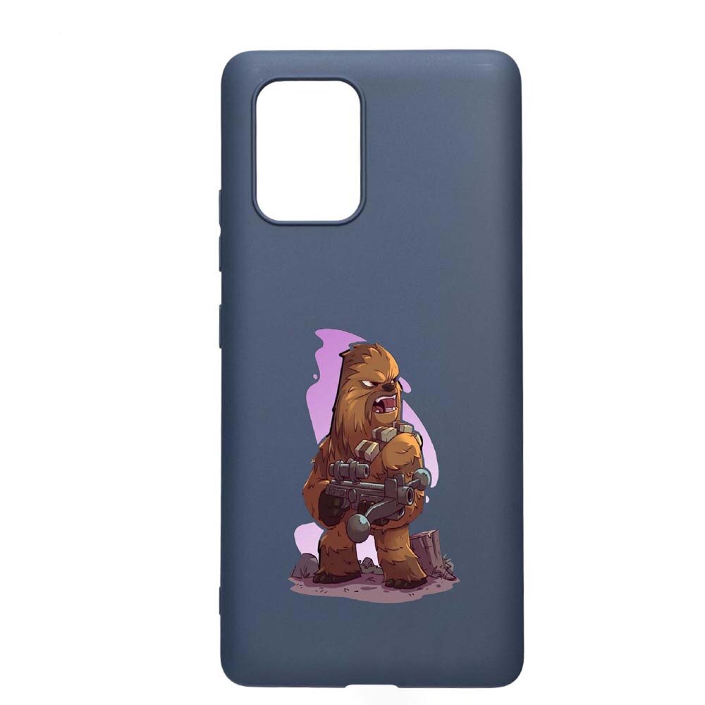 Husa Samsung Galaxy A71, Star Wars - Chewbacca, rezistenta la uzura, anti-alunecare, din silicon Premium, AlaskanBlue, AB401