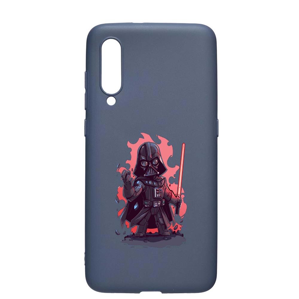 Husa Xiaomi Mi 9, Star Wars Darth Vader, rezistenta la uzura, anti-alunecare, din silicon Premium, AlaskanBlue, AB402