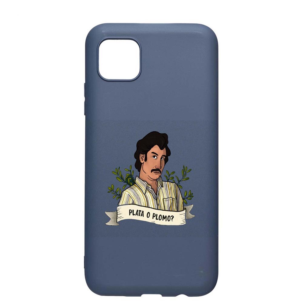 Husa Apple iPhone 11 Pro Max, Narcos - Pablo Escobar, rezistenta la uzura, anti-alunecare, din silicon Premium, AlaskanBlue, AB438