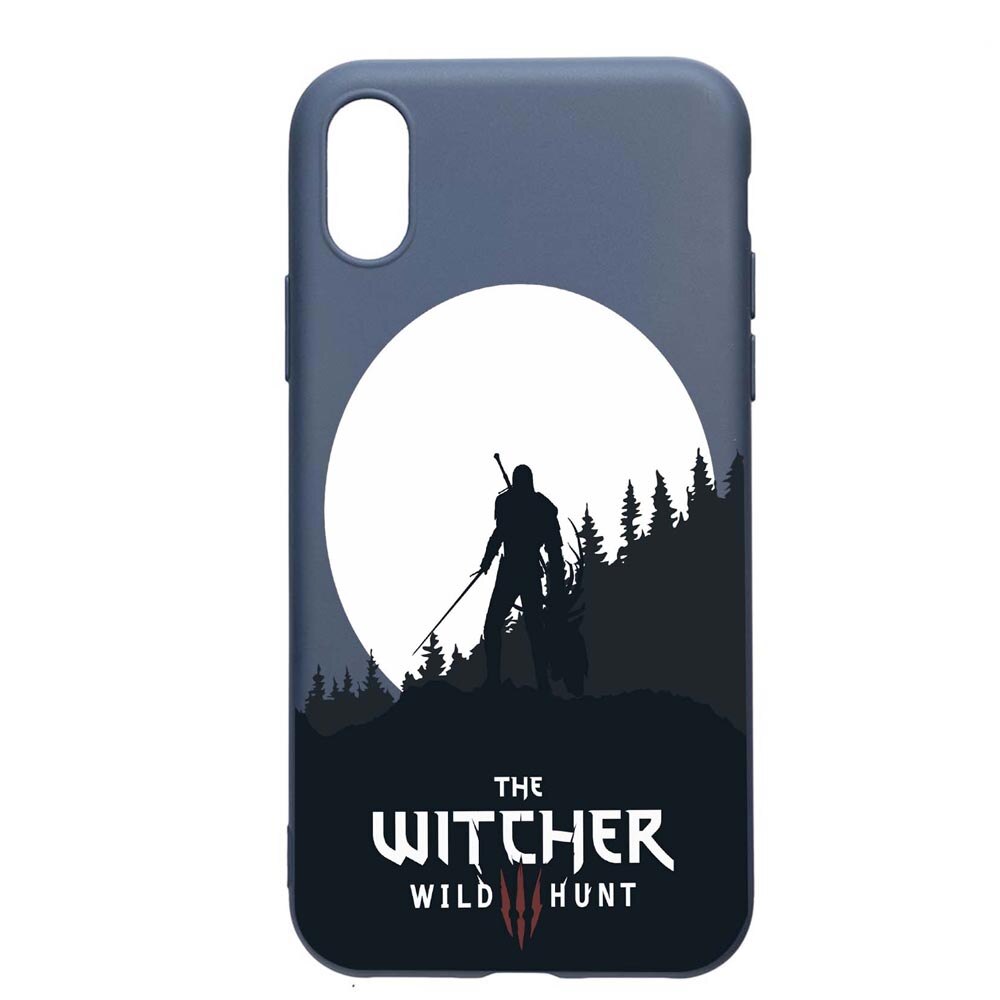 Husa Samsung Galaxy A10, The Witcher, rezistenta la uzura, anti-alunecare, din silicon Premium, AlaskanBlue, AB427