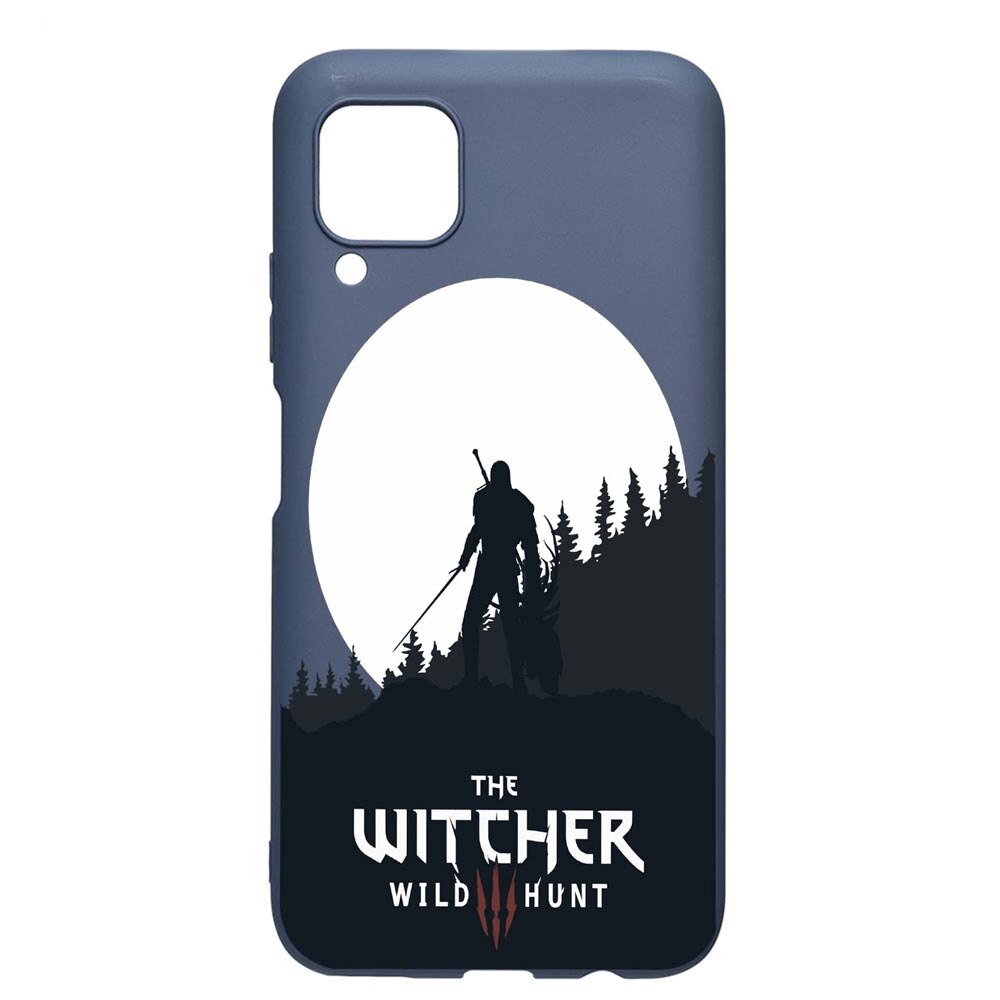 Husa Huawei P40 Lite, The Witcher, rezistenta la uzura, anti-alunecare, din silicon Premium, AlaskanBlue, AB427