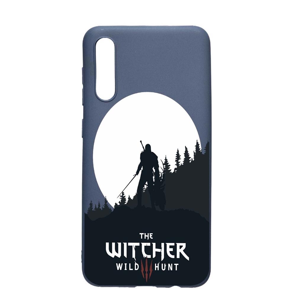 Husa Samsung Galaxy A50, The Witcher, rezistenta la uzura, anti-alunecare, din silicon Premium, AlaskanBlue, AB427