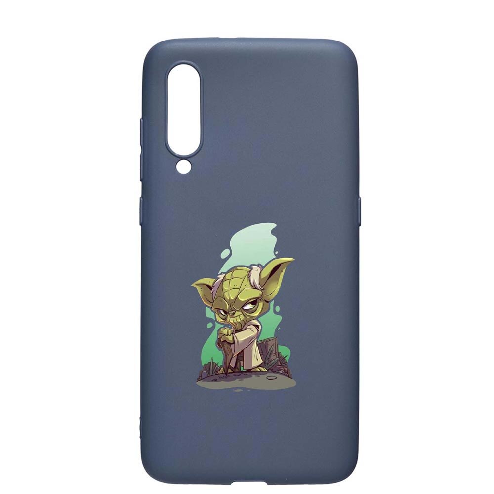 Husa Xiaomi Mi 9, Star Wars Yoda, rezistenta la uzura, anti-alunecare, din silicon Premium, AlaskanBlue, AB403