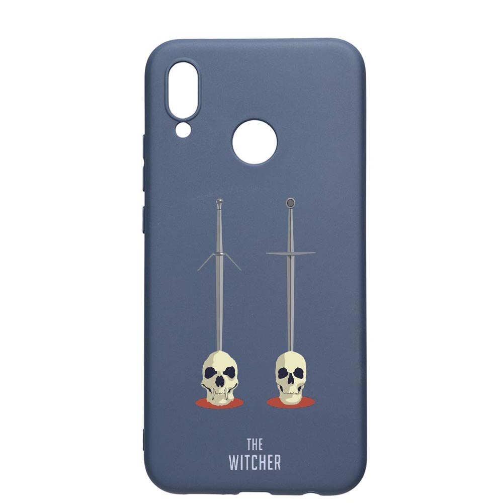 Husa Xiaomi Redmi 7, The Witcher, rezistenta la uzura, anti-alunecare, din silicon Premium, AlaskanBlue, AB430