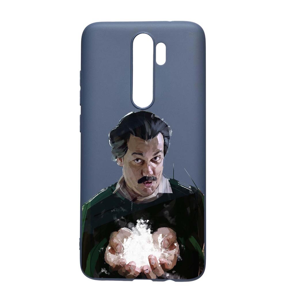Husa Xiaomi Redmi Note 8 Pro, Narcos - Pablo Escobar, rezistenta la uzura, anti-alunecare, din silicon Premium, AlaskanBlue, AB446