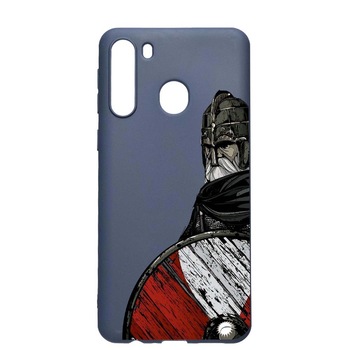 Husa Samsung Galaxy A21, The Vikings, rezistenta la uzura, anti-alunecare, din silicon Premium, AlaskanBlue, AB449 Husa Samsung Galaxy A21, The Vikings, rezistenta la uzura, anti-alunecare, din silicon Premium, AlaskanBlue, AB449