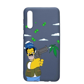Husa Samsung Galaxy A50, Narcos - Simpsons, rezistenta la uzura, anti-alunecare, din silicon Premium, AlaskanBlue, AB441 Husa Samsung Galaxy A50, Narcos - Simpsons, rezistenta la uzura, anti-alunecare, din silicon Premium, AlaskanBlue, AB441