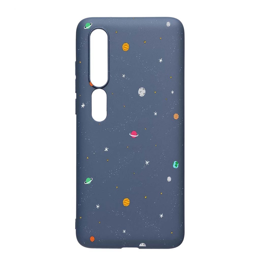 Husa Xiaomi Mi 10 / Mi 10 Pro, Universe, rezistenta la uzura, anti-alunecare, din silicon Premium, AlaskanBlue, AB470