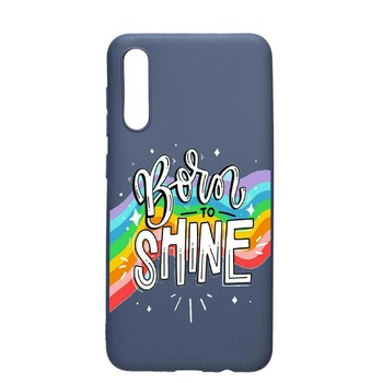 Husa Samsung Galaxy A50, Born To Shine, rezistenta la uzura, anti-alunecare, din silicon Premium, AlaskanBlue, AB489 Husa Samsung Galaxy A50, Born To Shine, rezistenta la uzura, anti-alunecare, din silicon Premium, AlaskanBlue, AB489