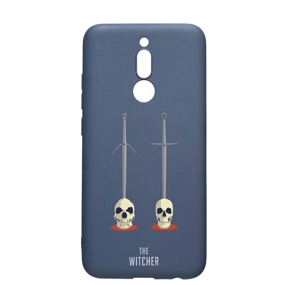 Husa Xiaomi Redmi 8, The Witcher, rezistenta la uzura, anti-alunecare, din silicon Premium, AlaskanBlue, AB430