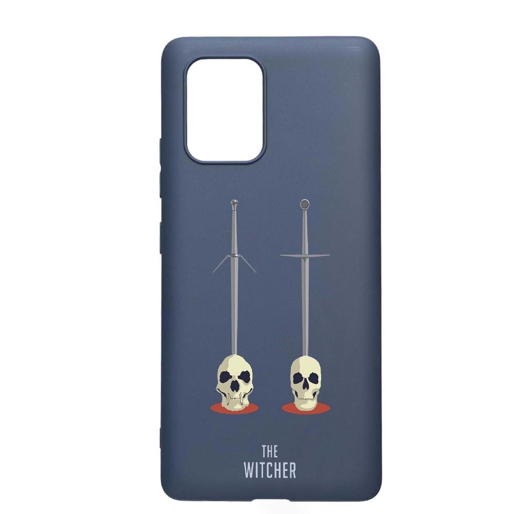 Husa Samsung Galaxy A71, The Witcher, rezistenta la uzura, anti-alunecare, din silicon Premium, AlaskanBlue, AB430