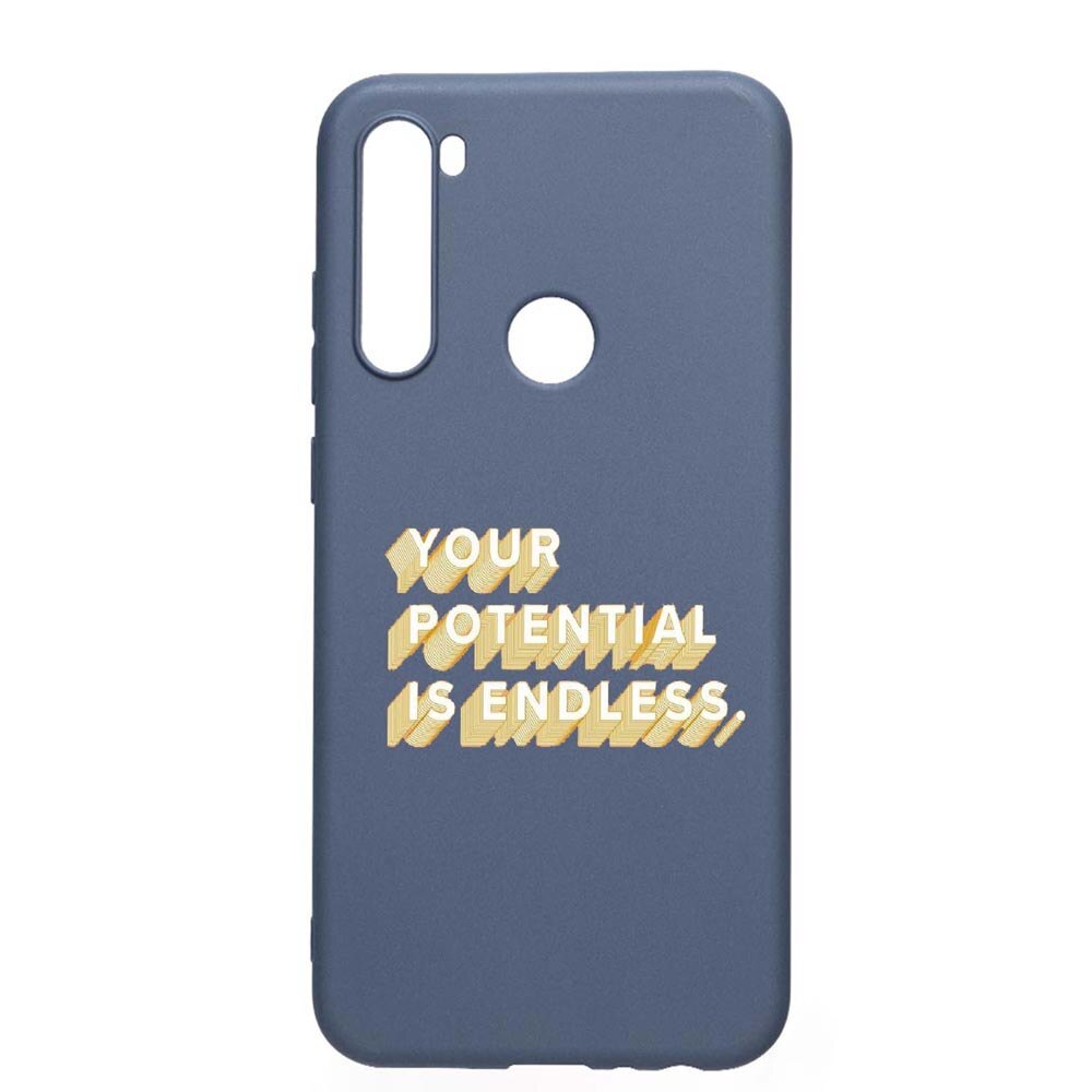 Husa Xiaomi Redmi Note 8, Endless, rezistenta la uzura, anti-alunecare, din silicon Premium, AlaskanBlue, AB484