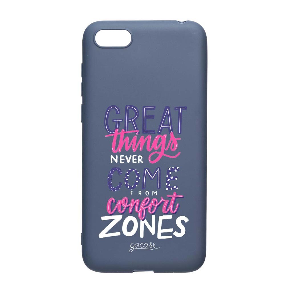 Husa Apple iPhone 6S / 6, Great Things, rezistenta la uzura, anti-alunecare, din silicon Premium, AlaskanBlue, AB486