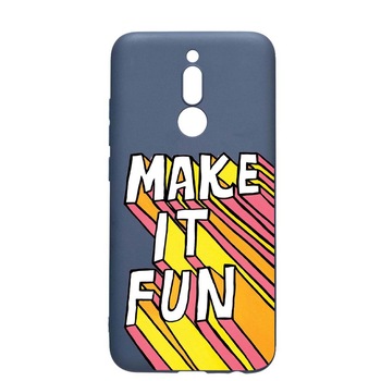 Husa Xiaomi Redmi 8, Make it fun, rezistenta la uzura, anti-alunecare, din silicon Premium, AlaskanBlue, AB494 Husa Xiaomi Redmi 8, Make it fun, rezistenta la uzura, anti-alunecare, din silicon Premium, AlaskanBlue, AB494