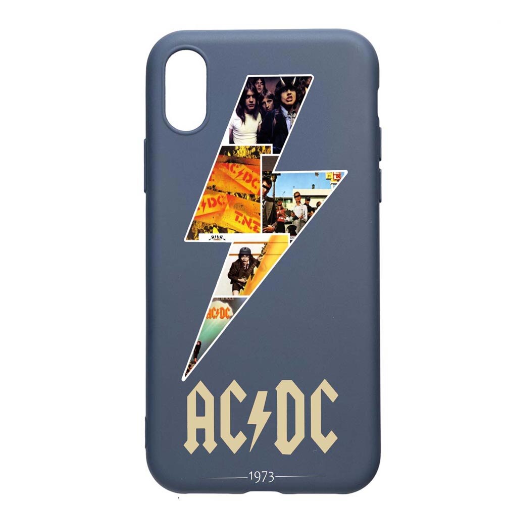 Husa Samsung Galaxy A10, AC/DC, rezistenta la uzura, anti-alunecare, din silicon Premium, AlaskanBlue, AB534