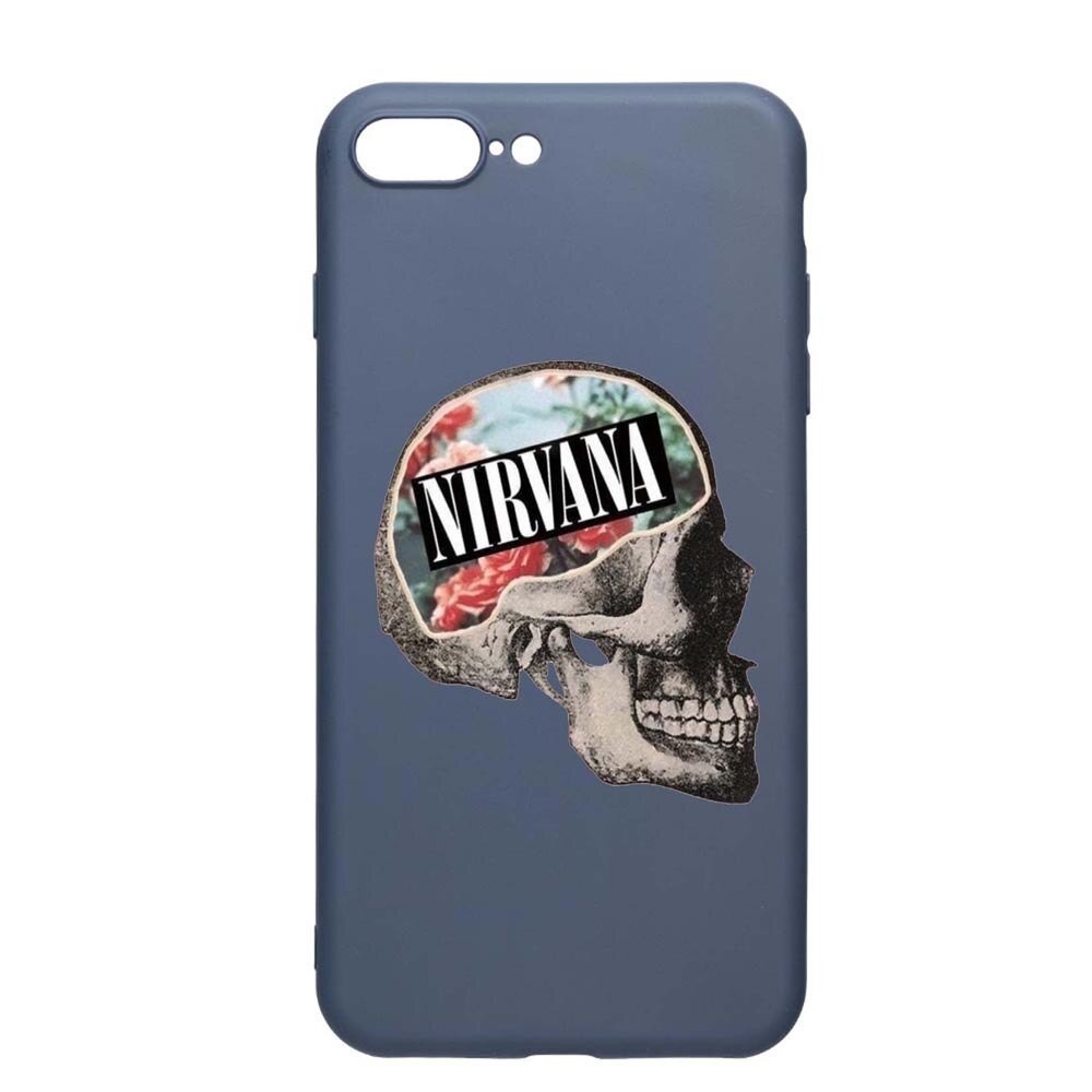 Husa Apple iPhone 8 Plus / 7 Plus, Nirvana, rezistenta la uzura, anti-alunecare, din silicon Premium, AlaskanBlue, AB535