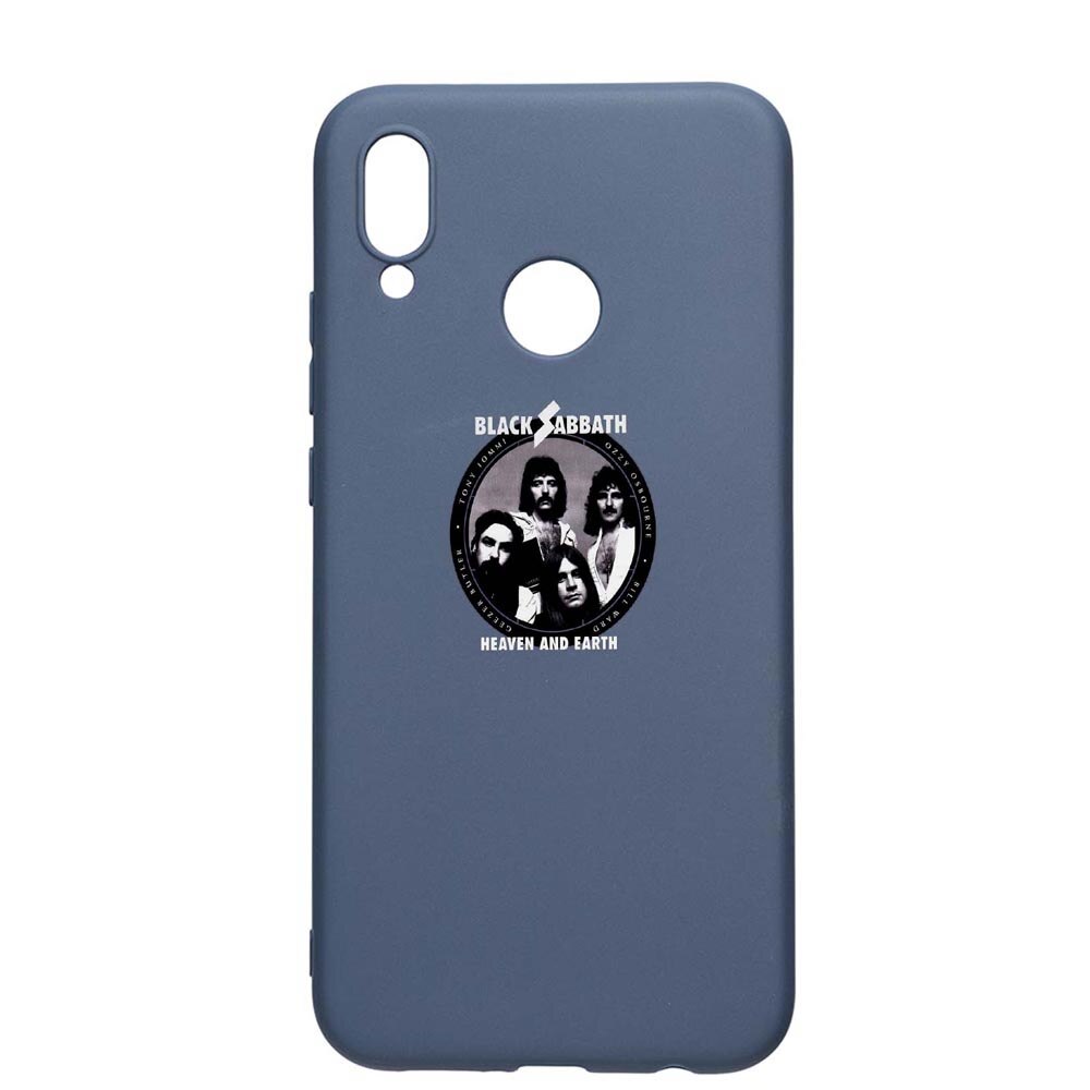 Husa Huawei P20 Lite, Black Sabbath, rezistenta la uzura, anti-alunecare, din silicon Premium, AlaskanBlue, AB537