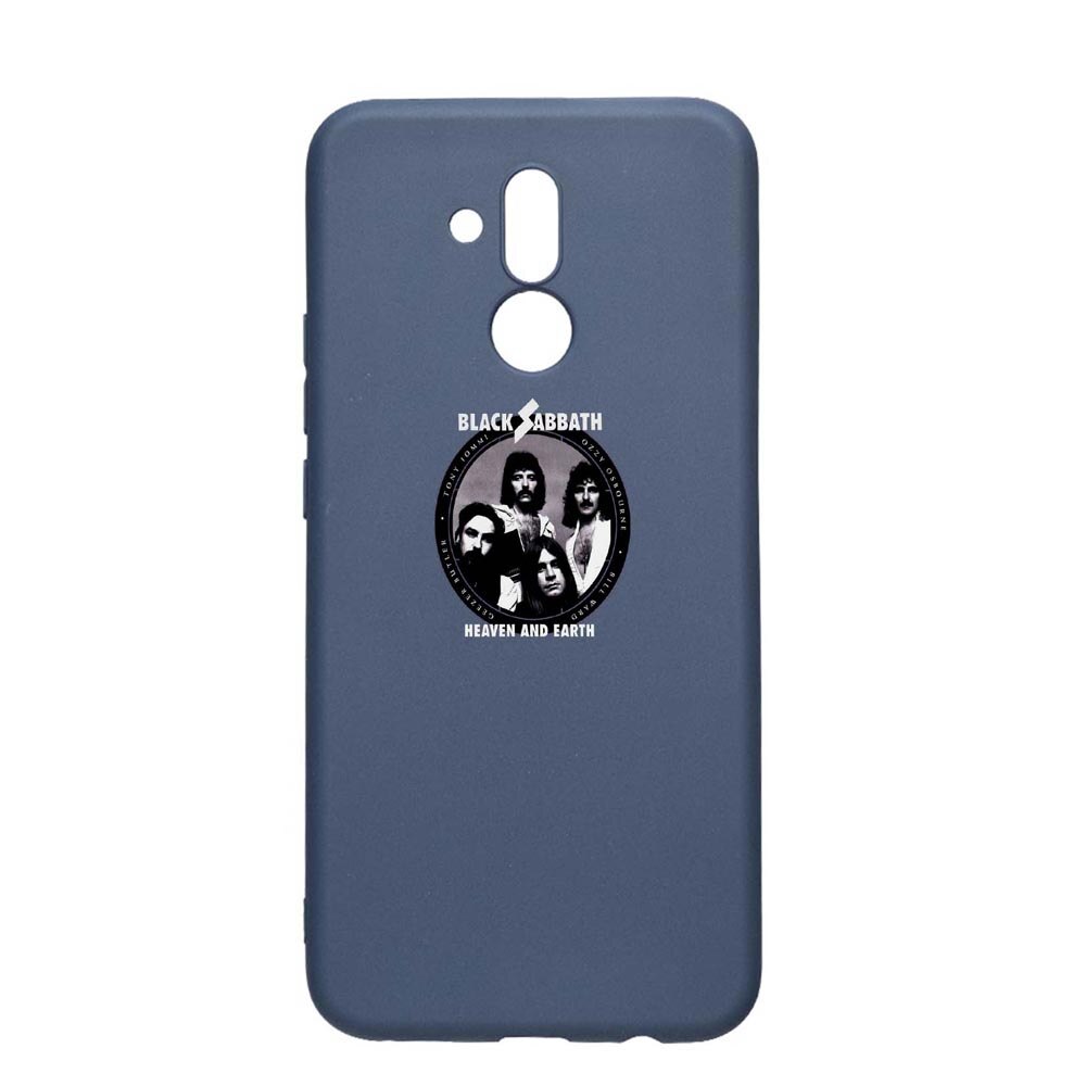 Husa Huawei Mate 20 Lite, Black Sabbath, rezistenta la uzura, anti-alunecare, din silicon Premium, AlaskanBlue, AB537