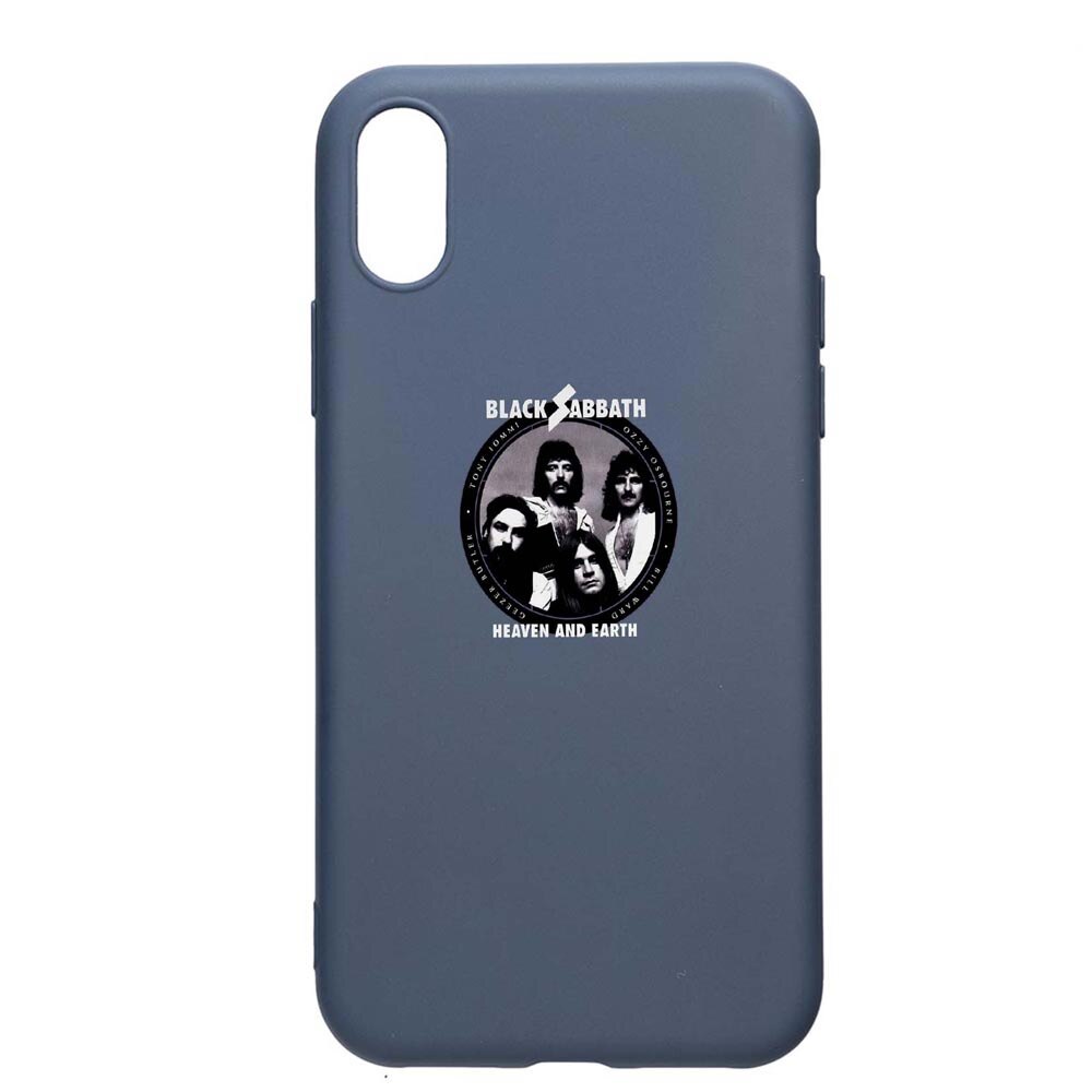 Husa Apple iPhone XR, Black Sabbath, rezistenta la uzura, anti-alunecare, din silicon Premium, AlaskanBlue, AB537