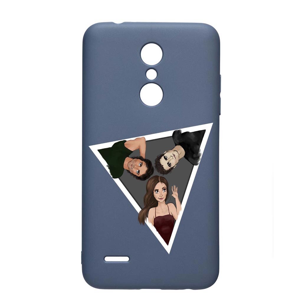 Husa LG K11 / K11 Plus / K10 2018, Vampire Diaries, rezistenta la uzura, anti-alunecare, din silicon Premium, AlaskanBlue, AB577