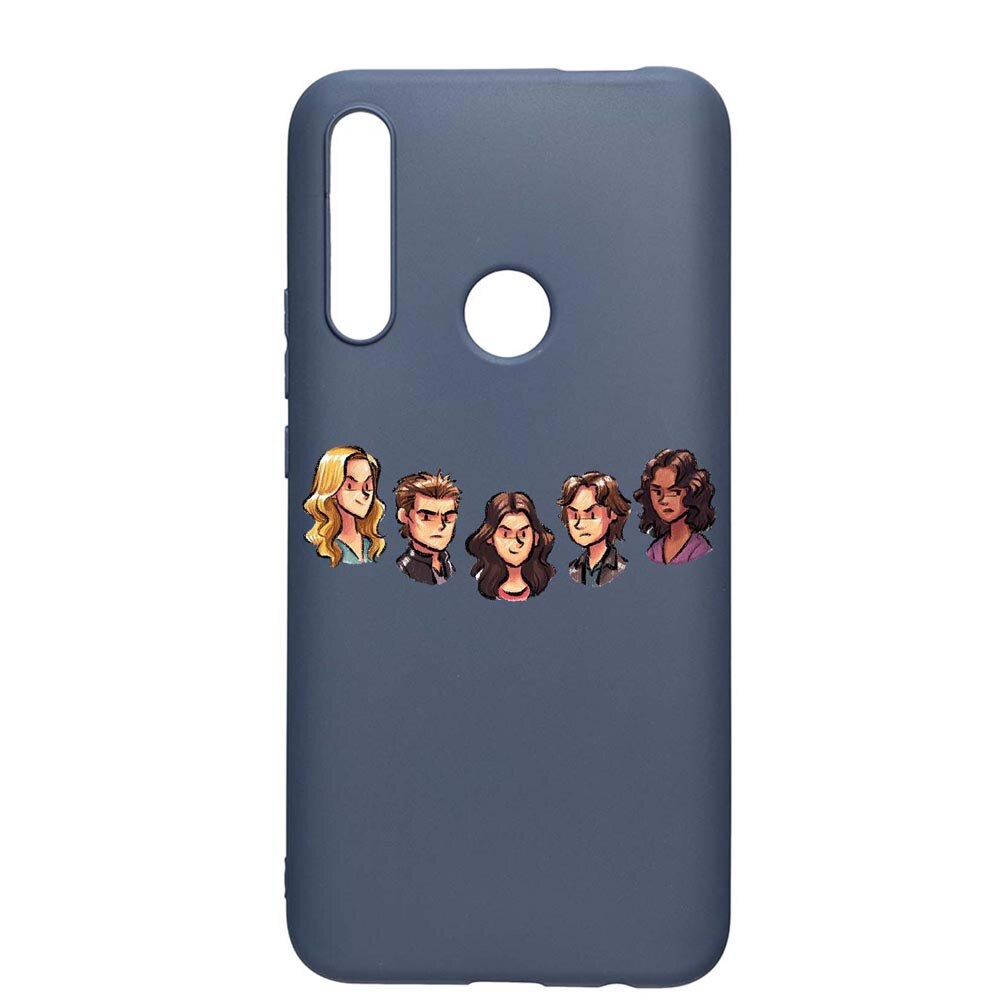 Husa Huawei P Smart Z, Vampire Diaries, rezistenta la uzura, anti-alunecare, din silicon Premium, AlaskanBlue, AB579