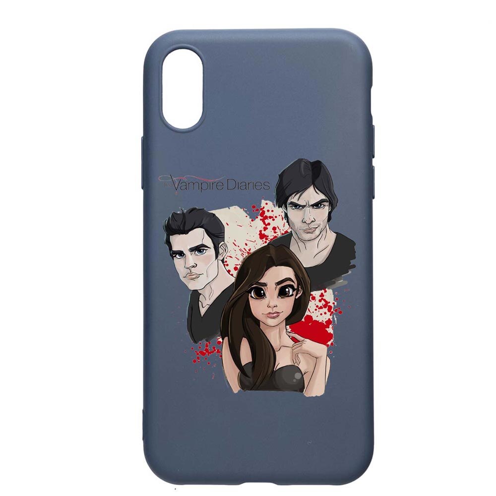 Husa Xiaomi Redmi 7A, Vampire Diaries, rezistenta la uzura, anti-alunecare, din silicon Premium, AlaskanBlue, AB578