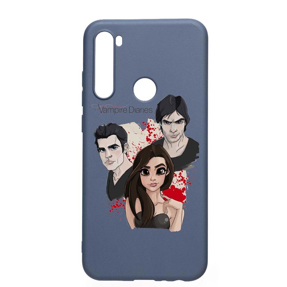 Husa Xiaomi Redmi Note 8T, Vampire Diaries, rezistenta la uzura, anti-alunecare, din silicon Premium, AlaskanBlue, AB578