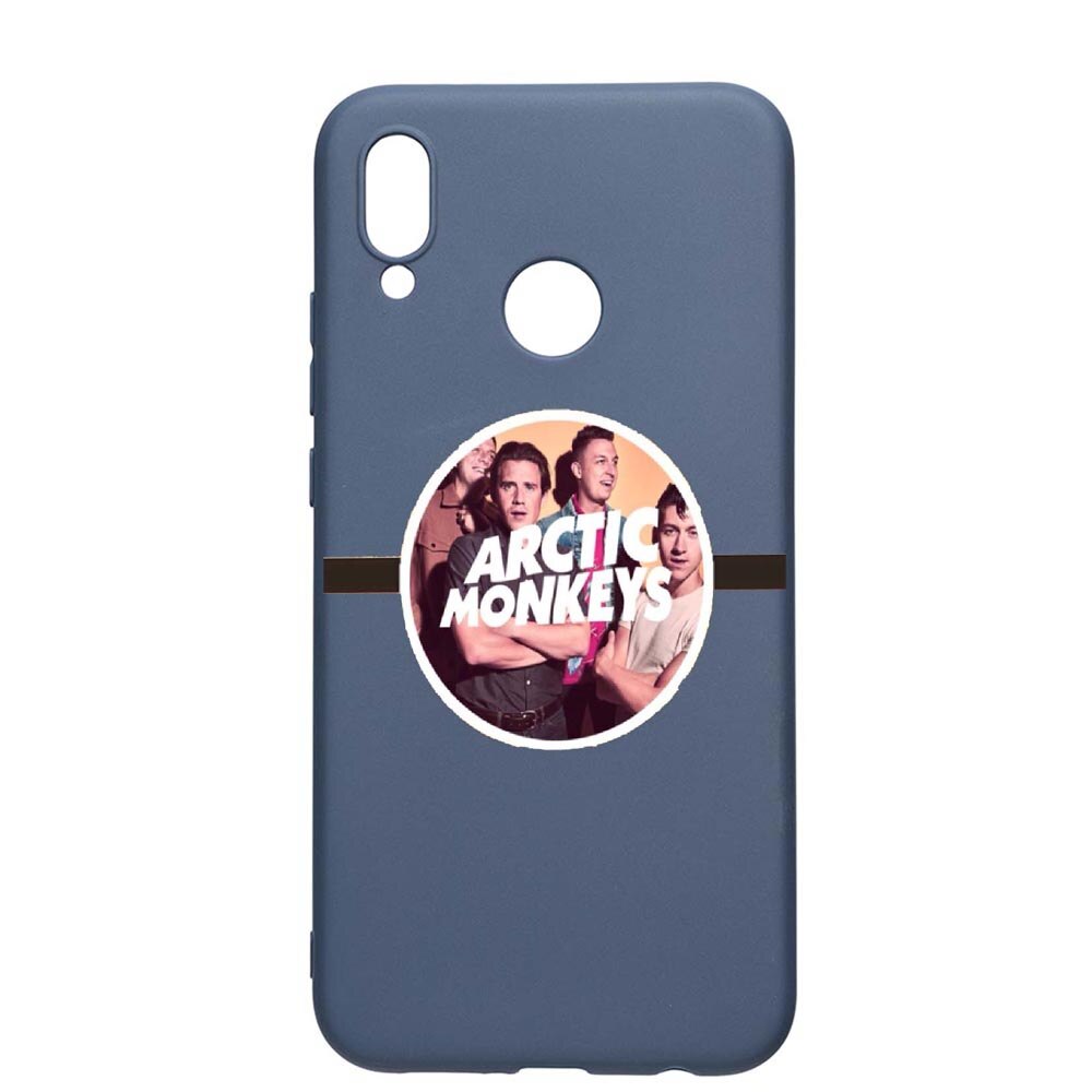 Husa Huawei P20 Lite, Arctic Monkey, rezistenta la uzura, anti-alunecare, din silicon Premium, AlaskanBlue, AB549