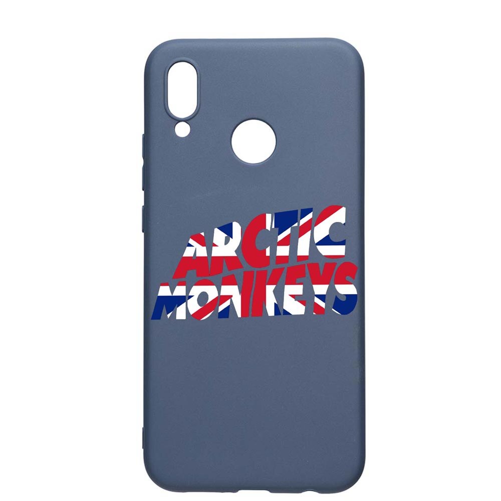 Husa Huawei P20 Lite, Arctic Monkey, rezistenta la uzura, anti-alunecare, din silicon Premium, AlaskanBlue, AB548