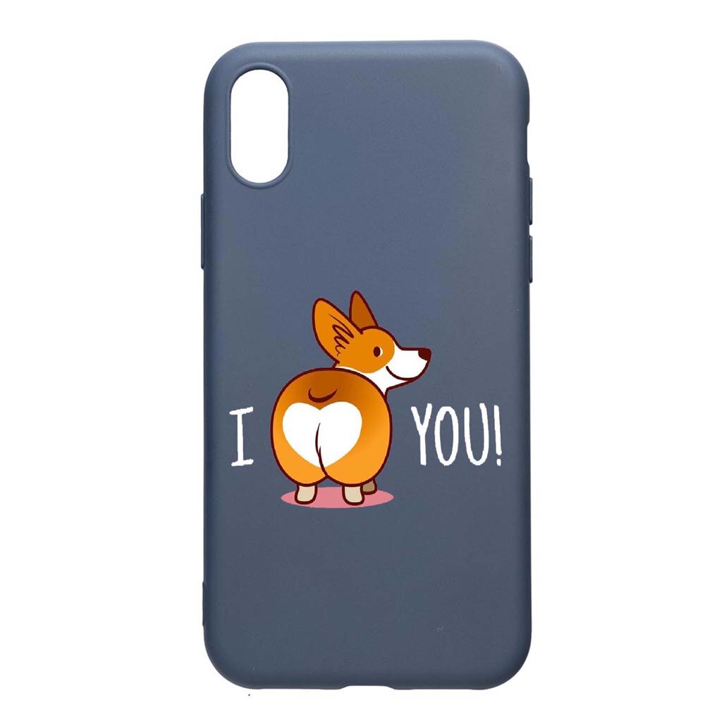 Husa Huawei Y5 2019, Sweet doggy emoji, rezistenta la uzura, anti-alunecare, din silicon Premium, AlaskanBlue, AB593