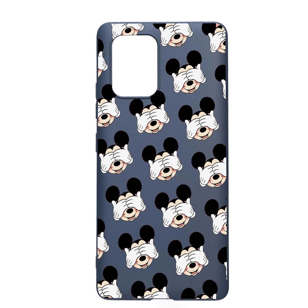 Husa Samsung Galaxy A71, Mini Mouse, rezistenta la uzura, anti-alunecare, din silicon Premium, AlaskanBlue, AB603