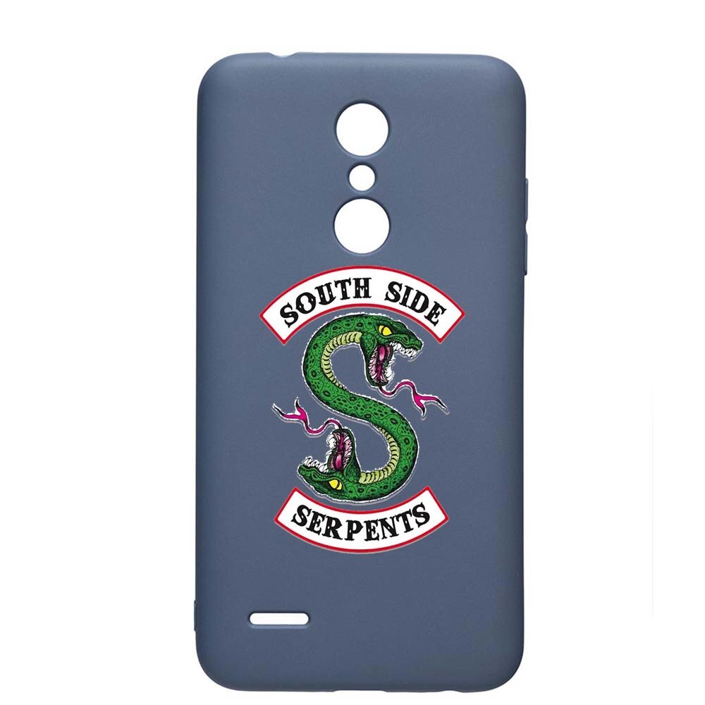Husa LG K11 / K11 Plus / K10 2018, Riverdale - South Side Serpents, rezistenta la uzura, anti-alunecare, din silicon Premium, AlaskanBlue, AB605