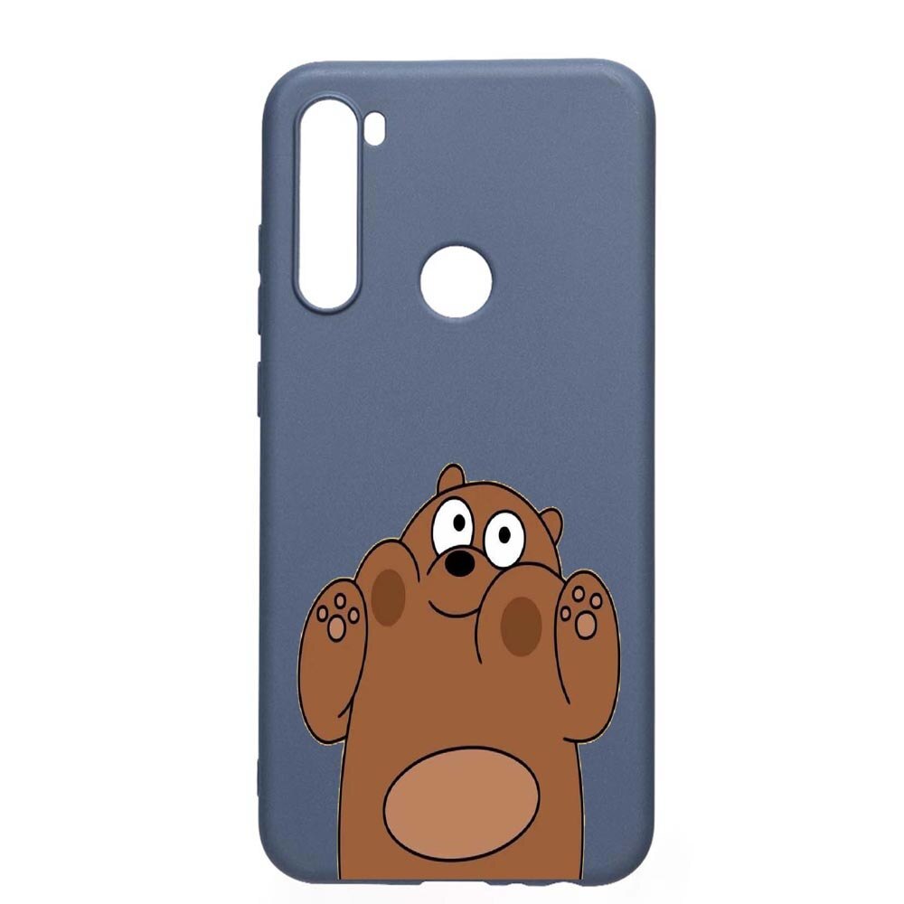 Husa Xiaomi Redmi Note 8T, Bears, rezistenta la uzura, anti-alunecare, din silicon Premium, AlaskanBlue, AB589