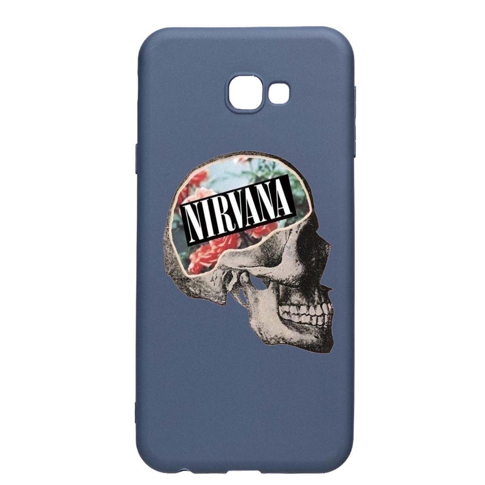 Husa Samsung Galaxy J4 Plus, Nirvana, rezistenta la uzura, anti-alunecare, din silicon Premium, AlaskanBlue, AB535