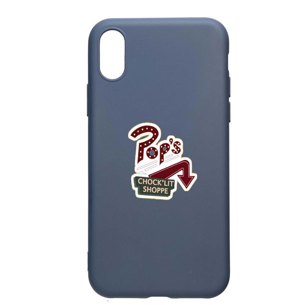 Husa Apple iPhone XR, Riverdale, rezistenta la uzura, anti-alunecare, din silicon Premium, AlaskanBlue, AB610
