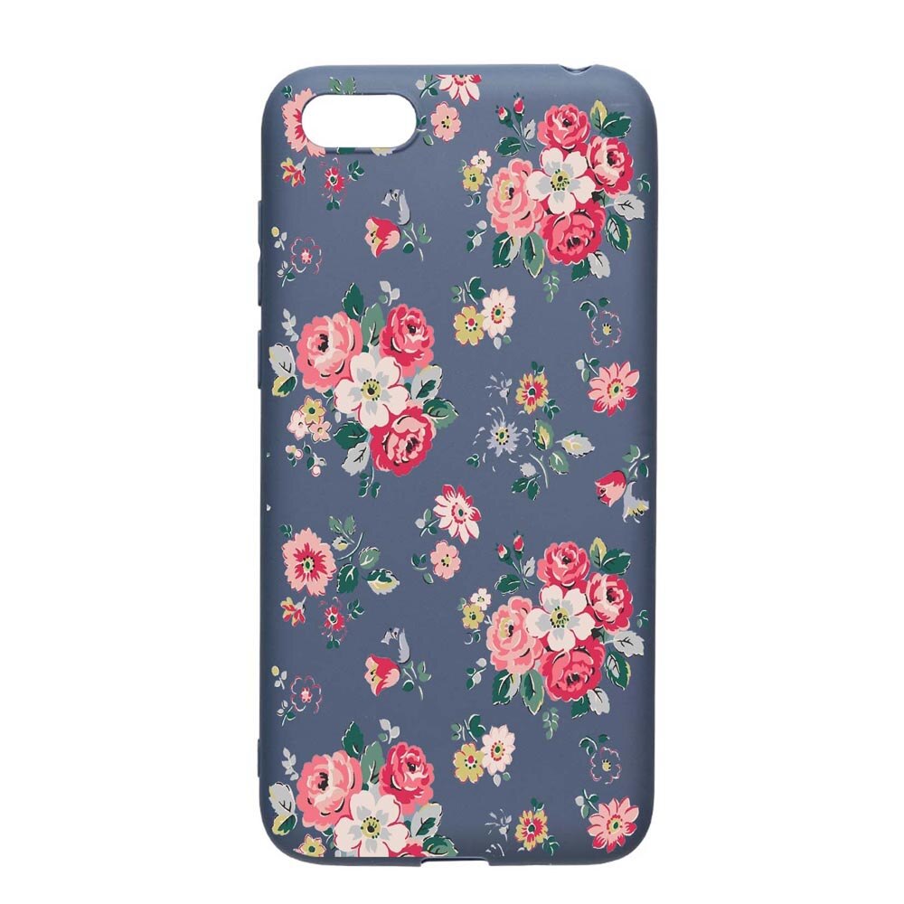 Husa Apple iPhone 6S / 6, Flowers - Pastel colors, rezistenta la uzura, anti-alunecare, din silicon Premium, AlaskanBlue, AB511