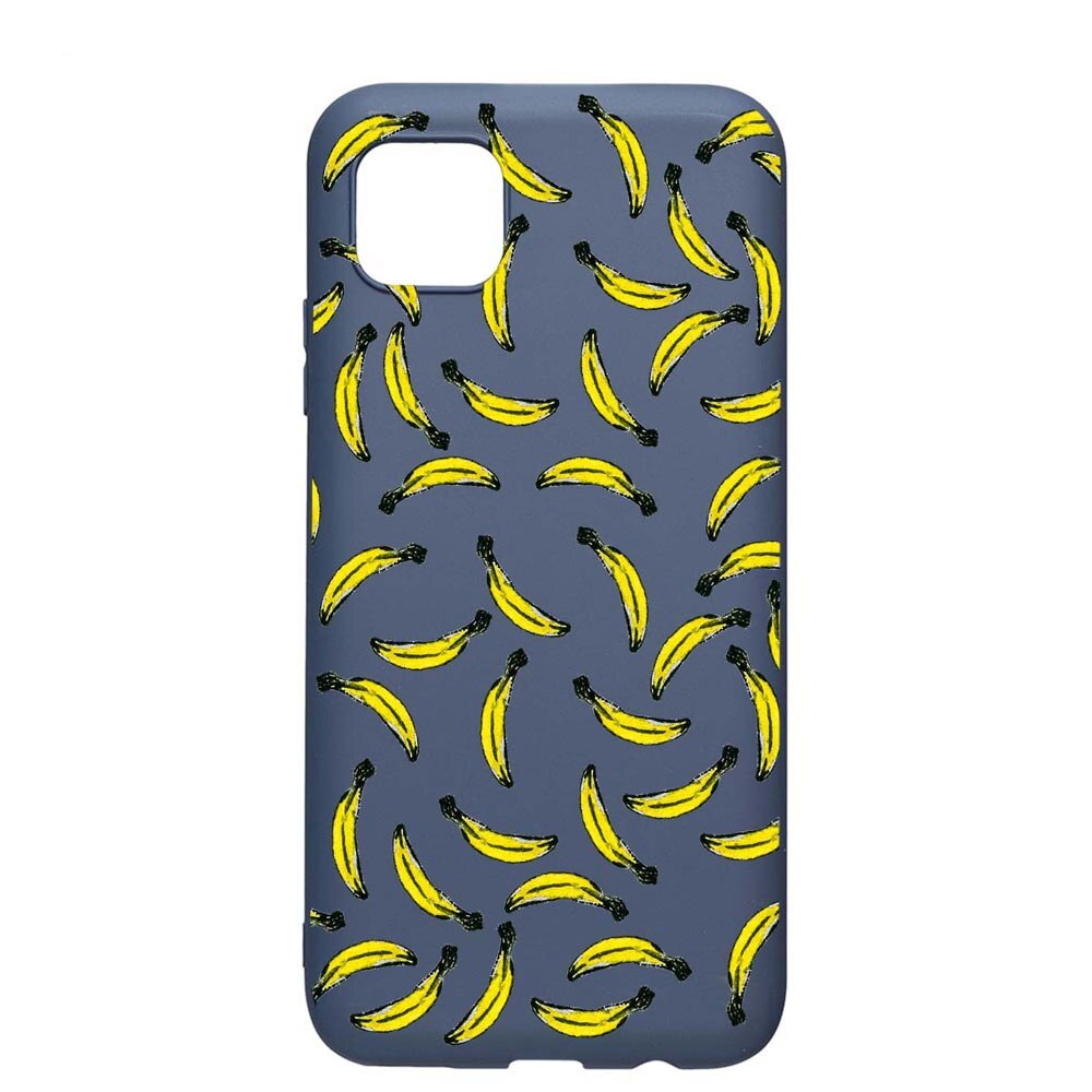 Husa Apple iPhone 11 Pro Max, bananas, rezistenta la uzura, anti-alunecare, din silicon Premium, AlaskanBlue, AB664