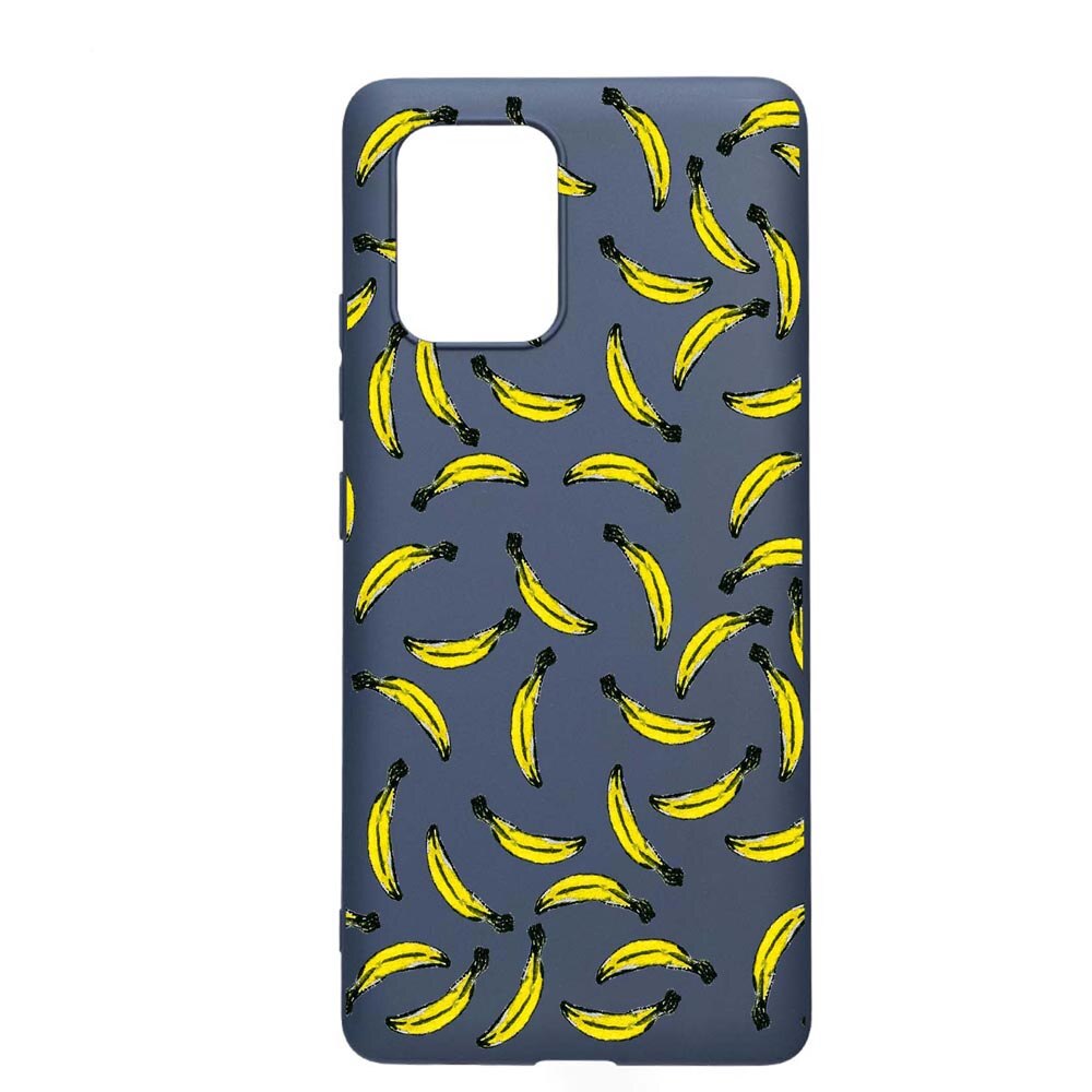 Husa Samsung Galaxy S10 Lite / A91, bananas, rezistenta la uzura, anti-alunecare, din silicon Premium, AlaskanBlue, AB664