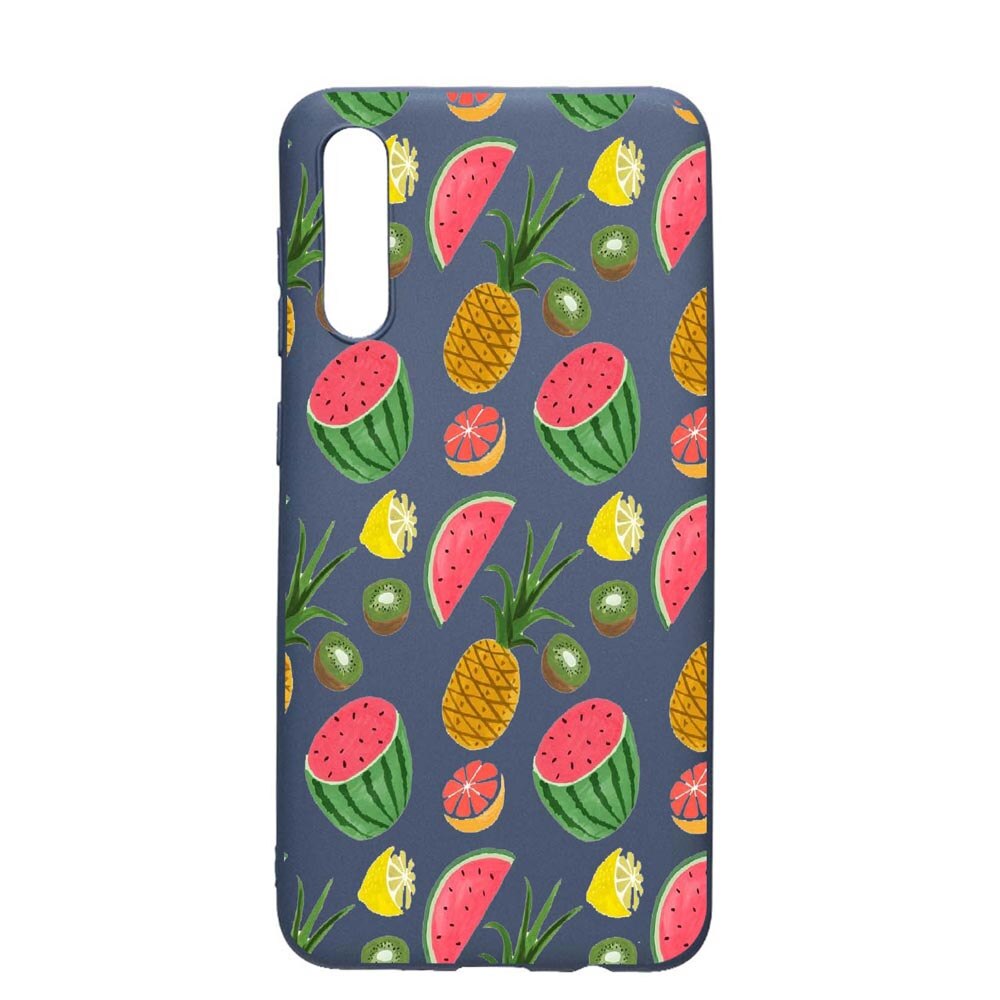 Husa Xiaomi Redmi 9A, Ananas, rezistenta la uzura, anti-alunecare, din silicon Premium, AlaskanBlue, AB666