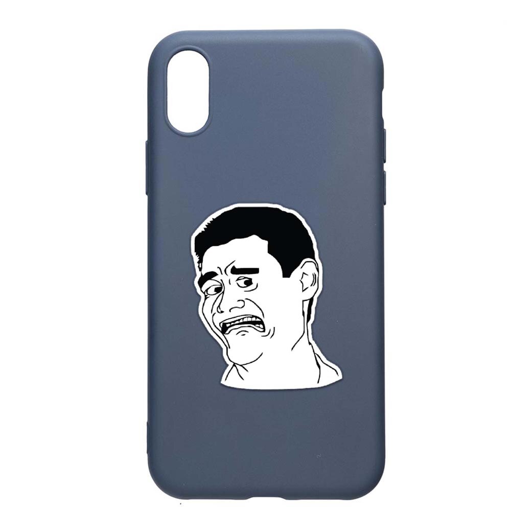 Husa Apple iPhone XR, Meme - Harold, rezistenta la uzura, anti-alunecare, din silicon Premium, AlaskanBlue, AB660